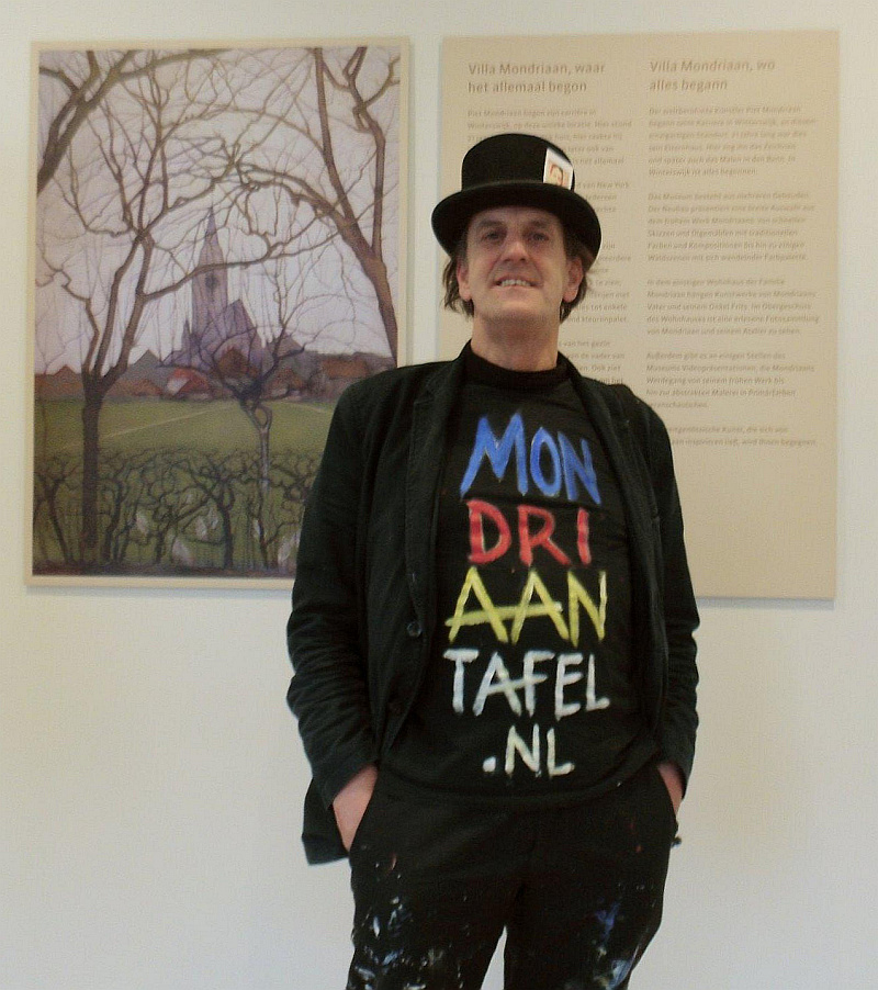 Vic Hulshof@VillaMondriaan foto: Wim Ruessink