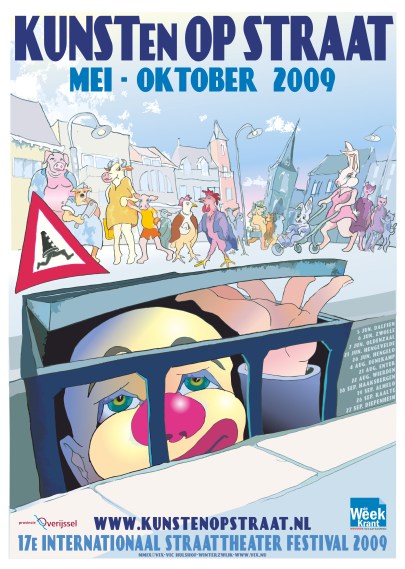 vix poster kunsten op straat 2009