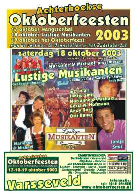 vix poster oktoberfeesten 2003