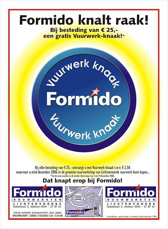 vix ontwerp Advertentie Formido 2006/2007